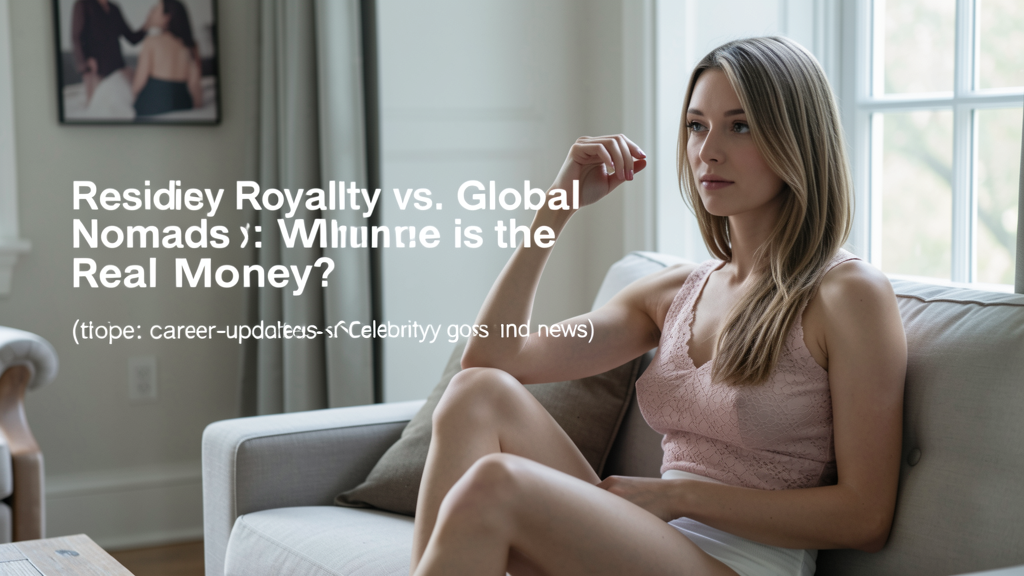 Editorial image illustrating Residency Royalty vs. Global Nomads: Where is the Real Money?