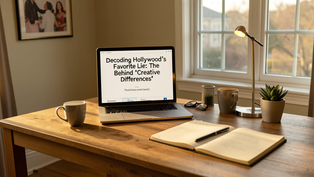 Editorial image illustrating Decoding Hollywood's Favorite Lie: The Reality Behind 'Creative Differences'